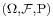 \scriptstyle (\Omega, \mathcal{F}, \operatorname{P})