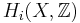 H_i(X,\mathbb{Z})