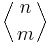 \left \langle {n\atop m} \right \rangle