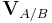 \mathbf{V}_{A/B}