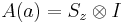  A(a) = S_z \otimes I 