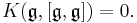 K(\mathfrak{g},[\mathfrak{g},\mathfrak{g}])=0.