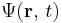 \Psi(\mathbf{r},\,t)