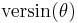 \operatorname{versin}(\theta)