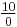 \textstyle\frac{10}{0}