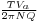 \scriptstyle\frac{TV_a}{2\pi NQ}