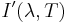 I'(\lambda,T)