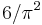 6/\pi^2