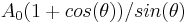 A_0 (1+cos (\theta)) /sin(\theta)