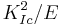 K_{Ic}^2/E