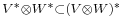 \scriptstyle V^* \otimes W^*\subset (V \otimes W)^*