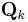 \mathbf{Q}_k