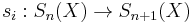 s_i: S_n(X)\to S_{n%2B1}(X)