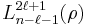  L_{n-\ell-1}^{2\ell%2B1}(\rho) 