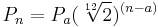 P_n=P_a(\sqrt[12]{2})^{(n-a)}