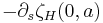  -\partial _{s} \zeta_{H}(0,a) 