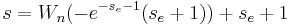 s=W_n(-e^{-s_e-1}(s_e%2B1))%2Bs_e%2B1