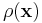 \rho(\mathbf{x})