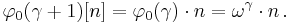 \varphi_0(\gamma%2B1) [n] = \varphi_0(\gamma) \cdot n  = \omega^{\gamma} \cdot n \,.