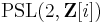 \operatorname{PSL}(2,\mathbf{Z}[i])