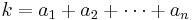 k=a_1%2Ba_2%2B\cdots%2Ba_n