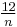 \tfrac{12}{n}