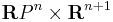 \mathbf{R} P^n\times\mathbf{R}^{n%2B1}