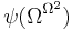 \psi(\Omega^{\Omega^2})