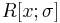 R[x; \sigma]