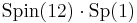 \mathrm{Spin}(12)\cdot\mathrm{Sp}(1)