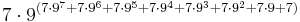 7 \cdot 9^{(7 \cdot 9^7 %2B 7 \cdot 9^6 %2B 7 \cdot 9^5 %2B 7 \cdot 9^4 %2B 7 \cdot 9^3 %2B 7 \cdot 9^2 %2B 7 \cdot 9 %2B 7)}