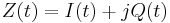 Z(t)=I(t)%2BjQ(t)\,