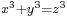 \scriptstyle x^3 %2B y^3 = z^3