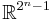 \mathbb R^{2^n-1}