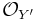 \mathcal{O}_{Y'}