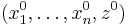 (x_1^0,\dots,x_n^0, z^0)