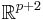 \mathbb{R}^{p%2B2}