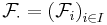 \mathcal{F}_{\cdot} = \left(\mathcal{F}_i\right)_{i \in I}