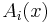 \textstyle A_i(x)