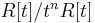 \textstyle R[t]/t^nR[t]