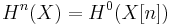 H^n(X) = H^0(X[n])