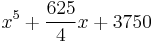 x^5%2B\frac{625}{4}x%2B3750 