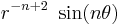  r^{-n%2B2}~\sin(n\theta) \,