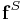 \mathbf{f}^S