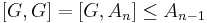 [G,G]=[G,A_n] \leq A_{n-1}