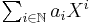 \textstyle\sum_{i\in\N}a_i X^i