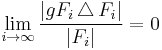 \lim_{i\to\infty}\frac{|gF_i\,\triangle\,F_i|}{|F_i|} = 0