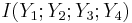 I(Y_{1};Y_{2};Y_{3};Y_{4})