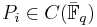 P_i \in C(\bar{\mathbb{F}}_q)