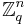  \mathbb{Z}_q^n 